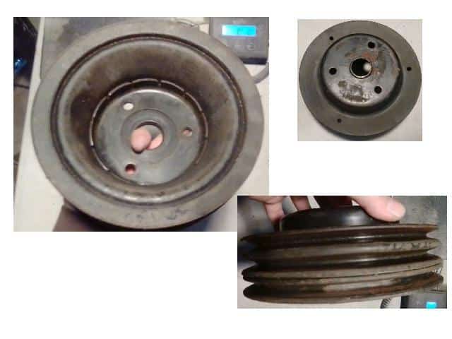 Pulley crank GM / Chev triple row 305/350 (used) -